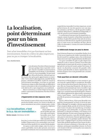 La localisation, point déterminant pour un bien d’investissement