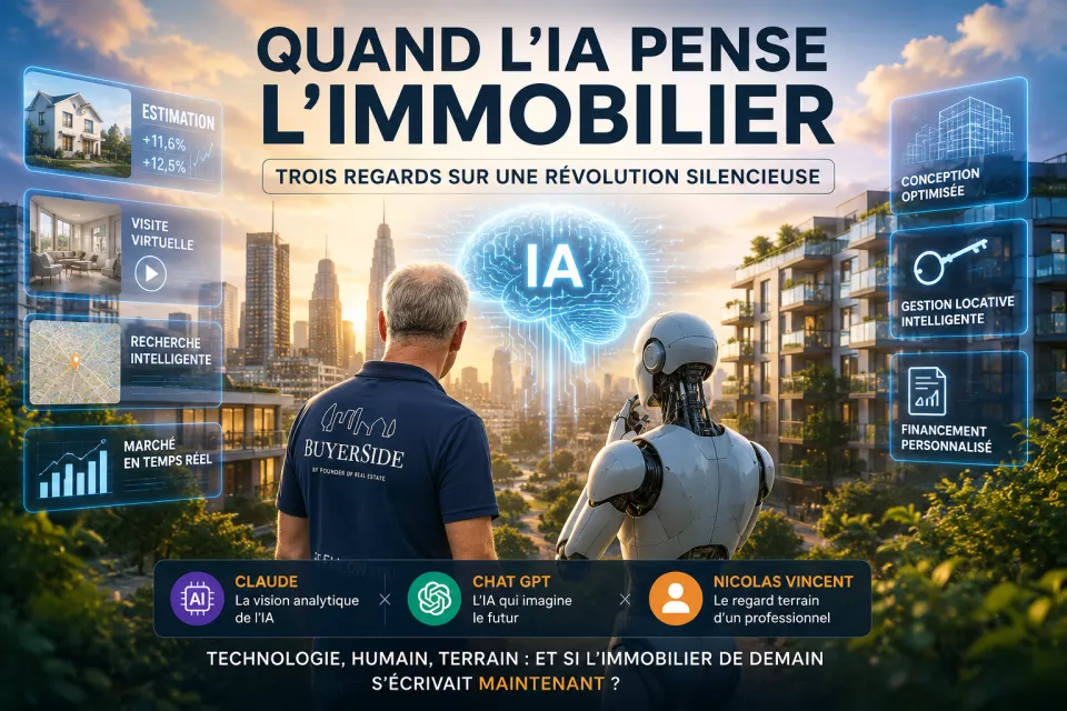 Quand l’IA pense l'immobilier : trois regards sur une révolution silencieuse